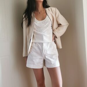 High Waisted Trousers Shorts